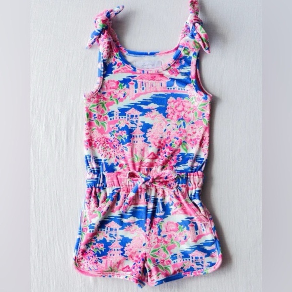 Sweet Honey Tiffany Romper Floral
Paradise Girls size 5y Pink Blue NWT